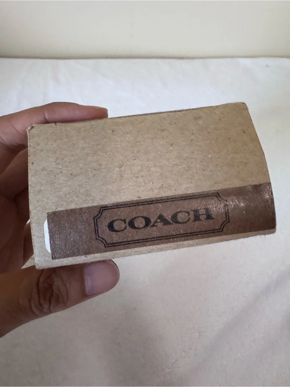 Vintage Coach Neoprene Mini Backpack Key Fob (6281) in Mahogany Brown